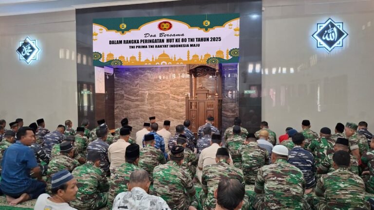 Kodim 0825/Banyuwangi Gelar Doa Bersama Peringati Dirgahayu TNI ke-80