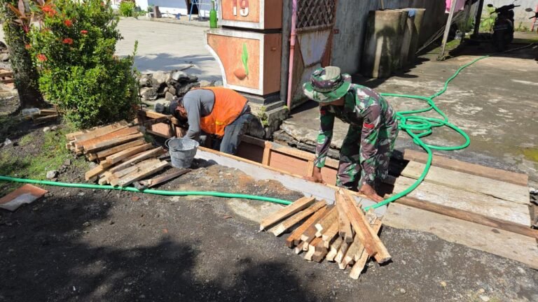 Pembangunan Drainase TMMD di Lebakharjo: Bukti Kemanunggalan TNI dan Rakyat