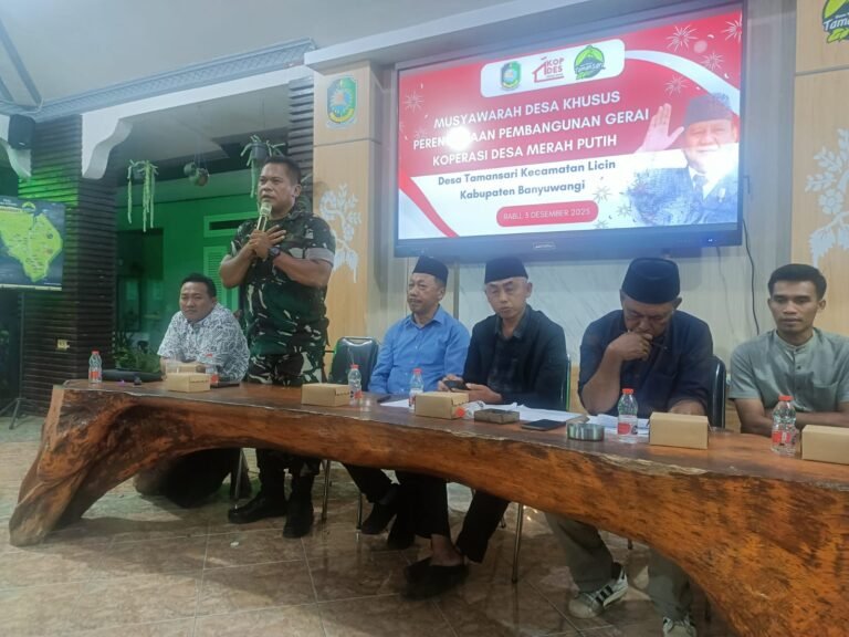 Warga Tamansari Sepakati Pembangunan Koperasi Desa Merah Putih di Tanah Kas Desa