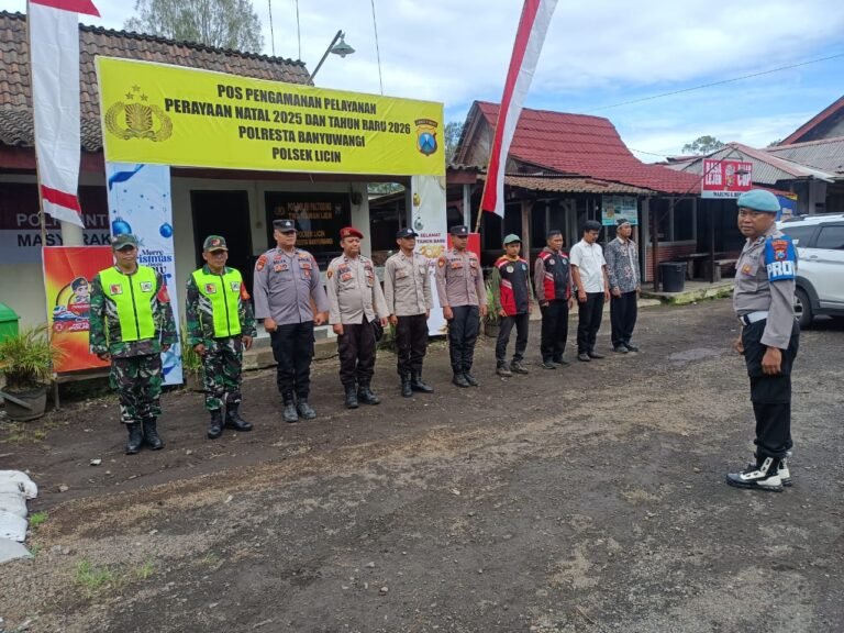 Babinsa Posramil 0825/22 Licin Laksanakan Pengamanan PAM NATARU 2025 di Pos Paltuding