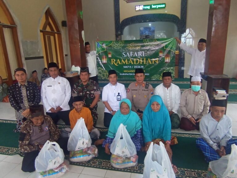 Safari Ramadhan 2026 di Licin, Sinergi TNI-Polri dan Masyarakat Menguat di Masjid Baitul Muhsinin