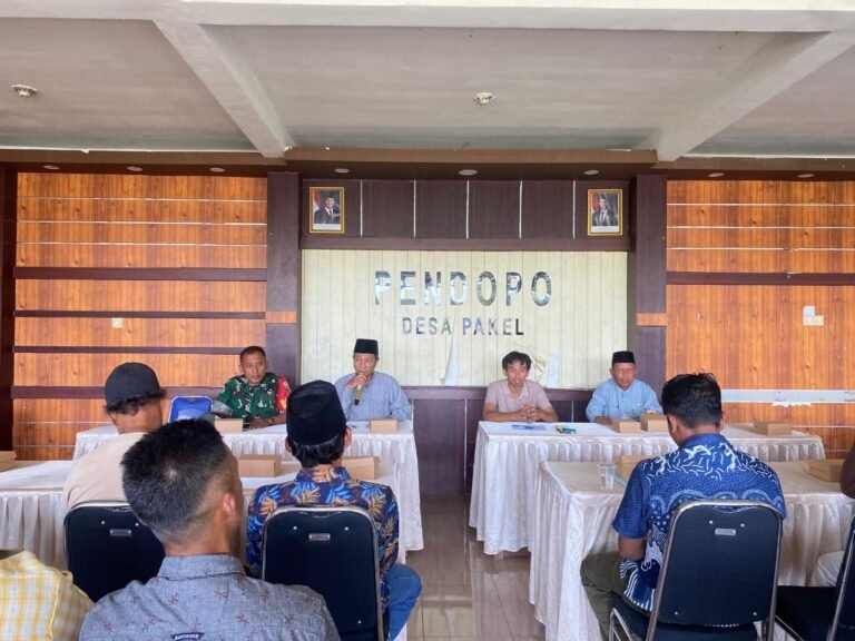 Musyawarah Desa Pakel Sepakati Lokasi KDKMP, Berlangsung Tertib dan Kondusif