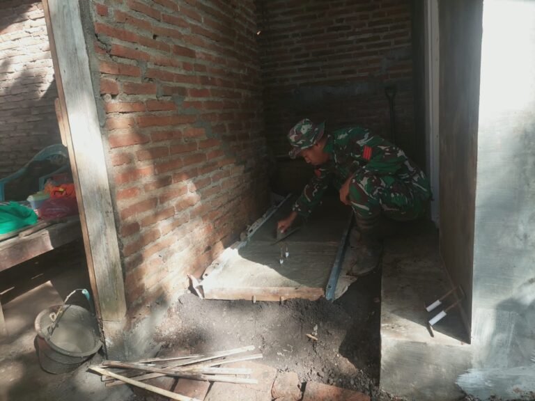 Pembangunan Sanitasi Suwito di Dusun Klagin Capai 70 Persen, Satgas TMMD Ke-128 Kebut Penyelesaian